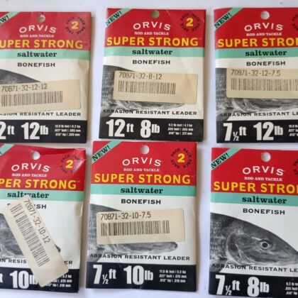 ORVIS　ソルトウォーターリーダー　６パック