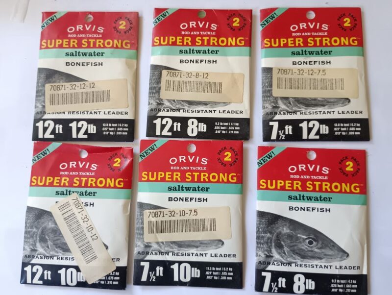 ORVIS　ソルトウォーターリーダー　６パック